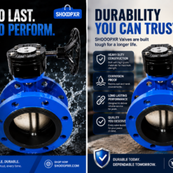 Alternative view of Turbine Butterfly Valve 12''(300)